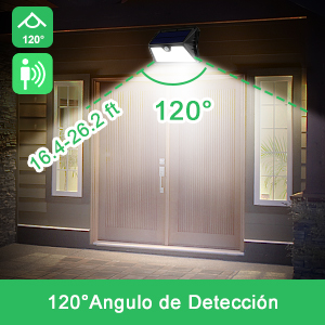 luz solar exterior jardin