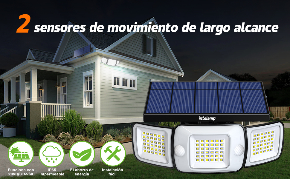 Luz Solar Exterior intelamp