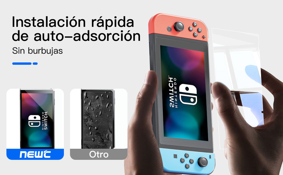 Nintendo Switch Protector de pantalla de vidrio templado