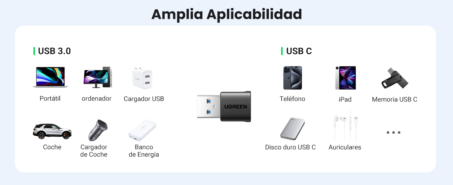 Adaptador USB C a USB