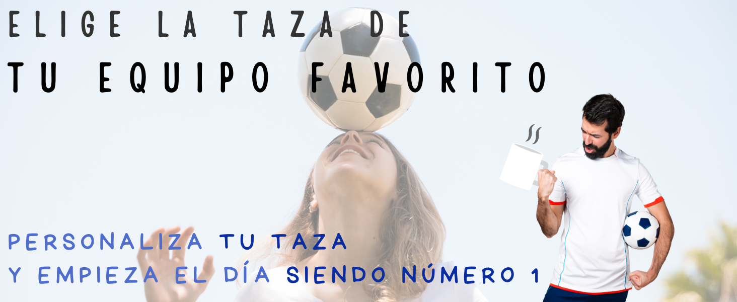 tazas mundohuevo aficionados equipos de futbol personalizadas