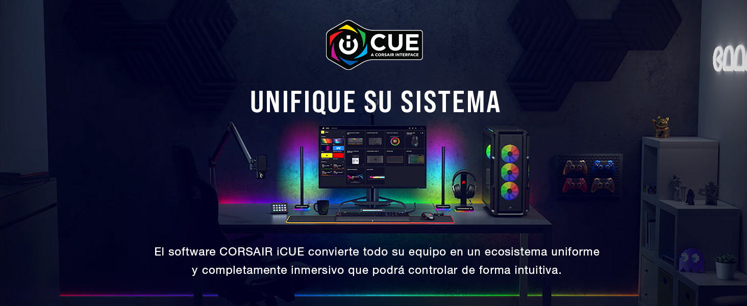 CORSAIR iCUE, Iluminación RGB, Control RGB