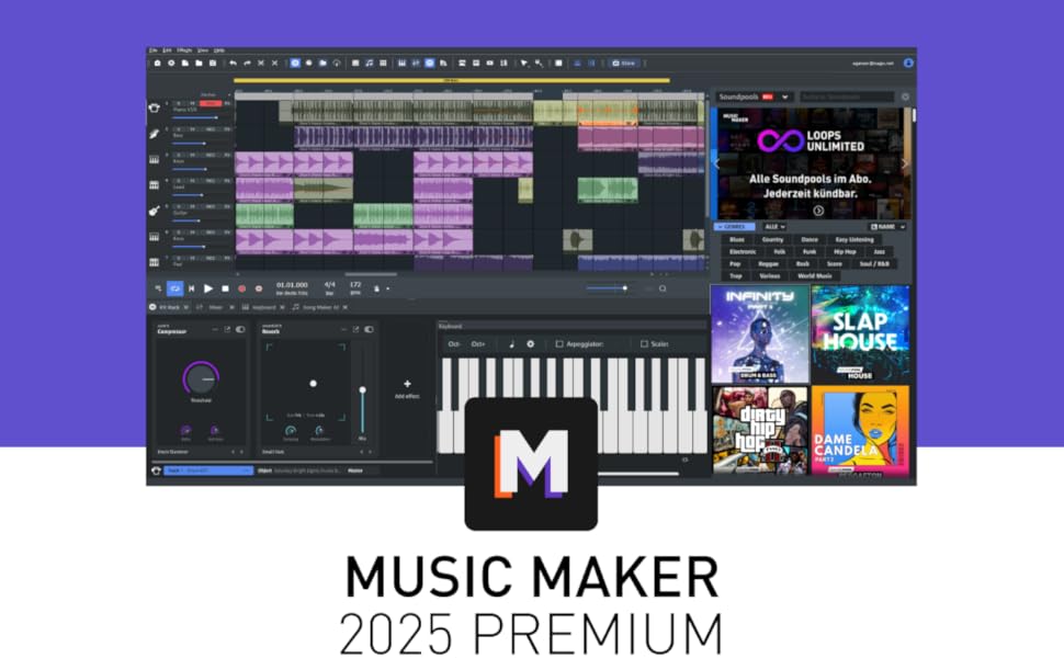 MAGIX Music Maker 2025 Premium, MAGIX, Music, music editing, software