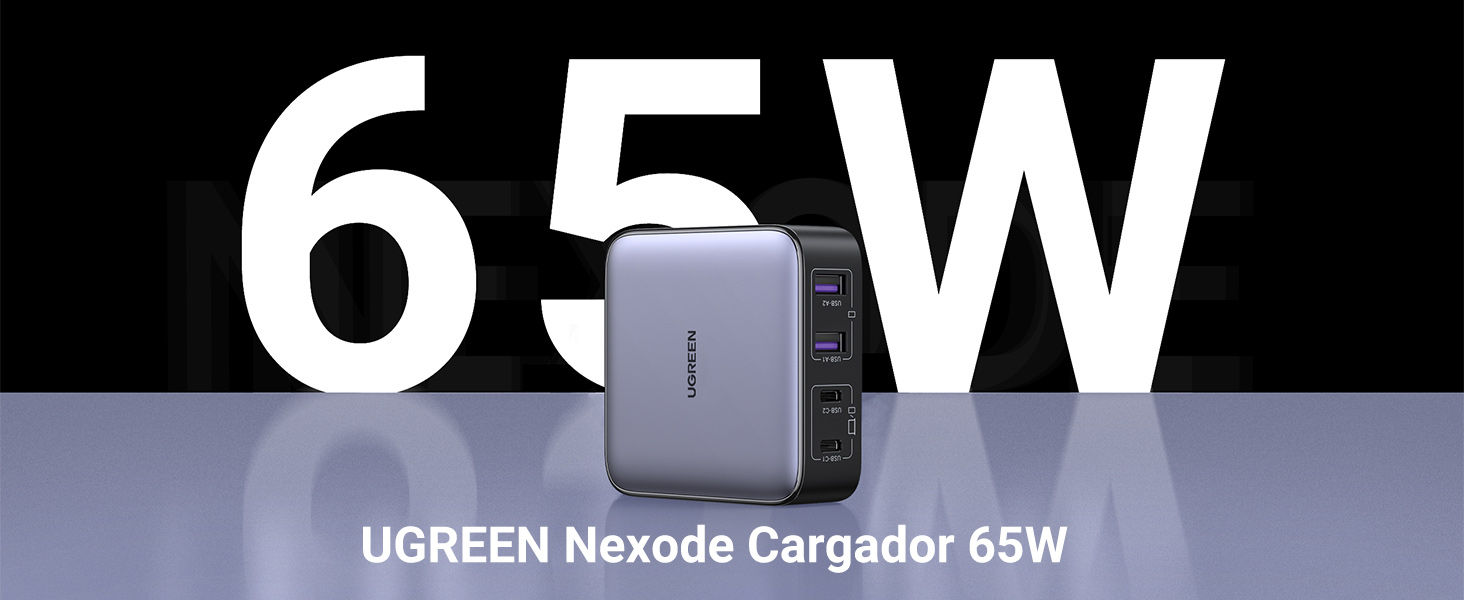 cargador gan 65W