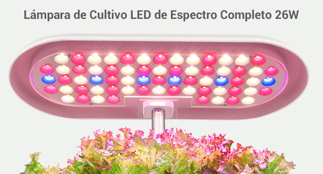 Luz LED de espectro completo para plantas de 26W