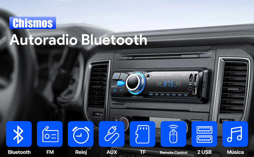 radio coche bluetooth