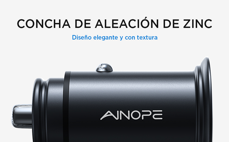 AINOPE cargador mechero coche 45w