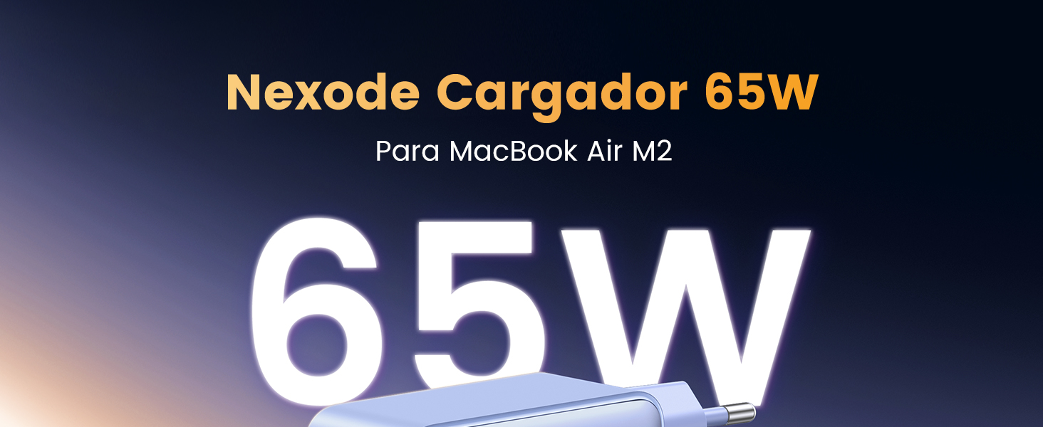 cargador usb c 65w baseus