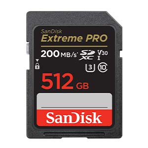 SanDisk Extreme Pro SD UHS-1 512GB