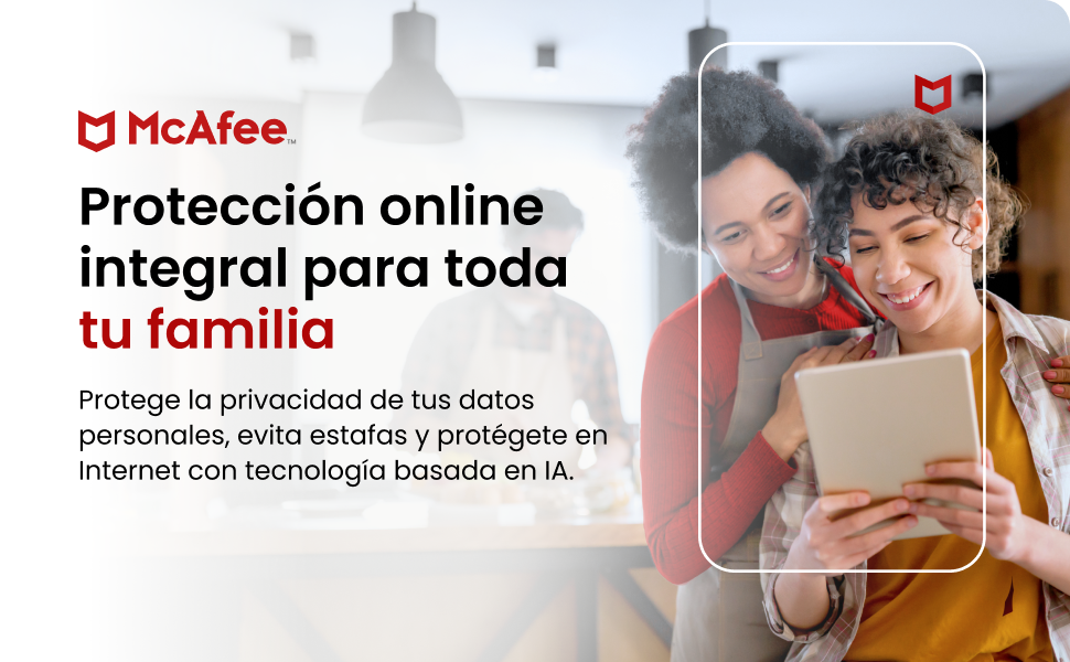 McAfee Antivirus para proteger a toda tu familia