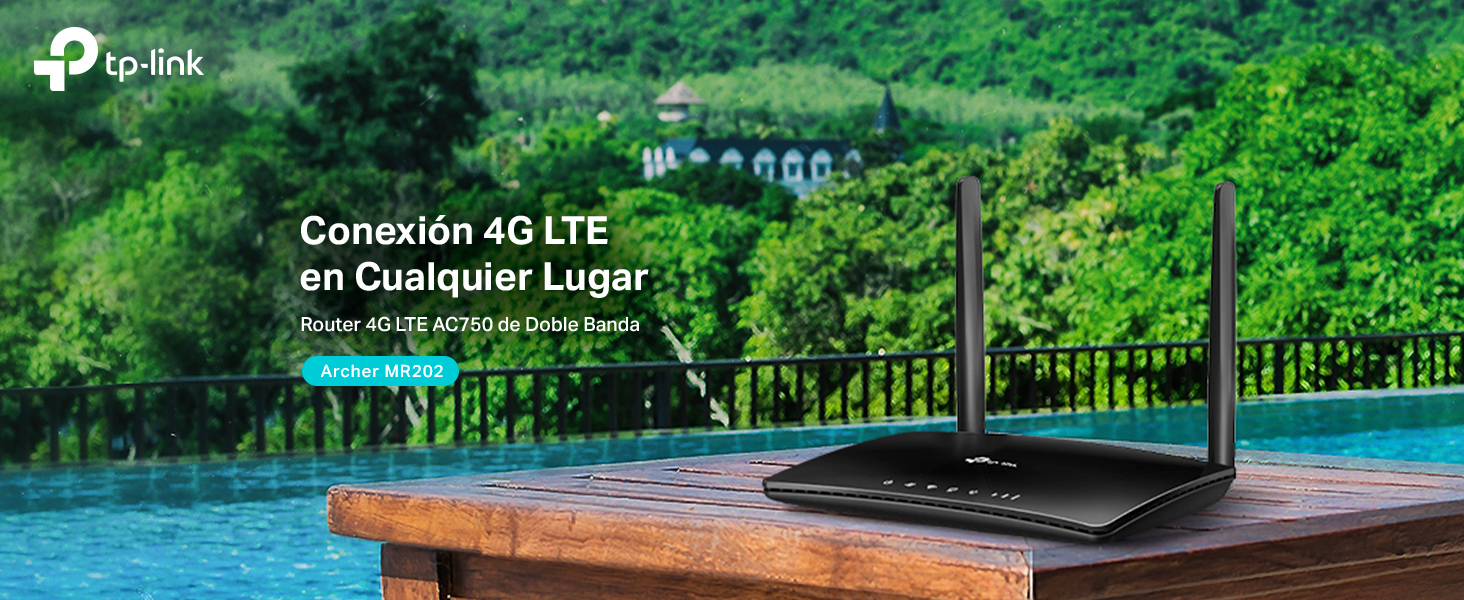 Archer MR202 - Router 4G LTE AC750 de Doble Banda