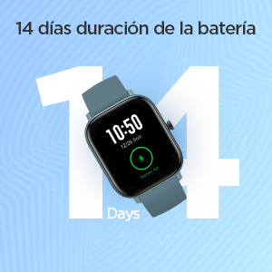 14 días de duración de la batería