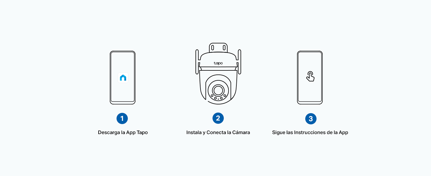 Tapo C520WS - Cámara inteligente Wi-Fi de Vigilancia 360º 2K QHD