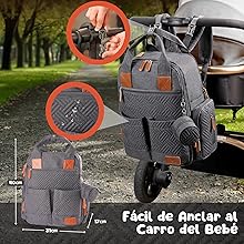 Mochila para carro de bebe