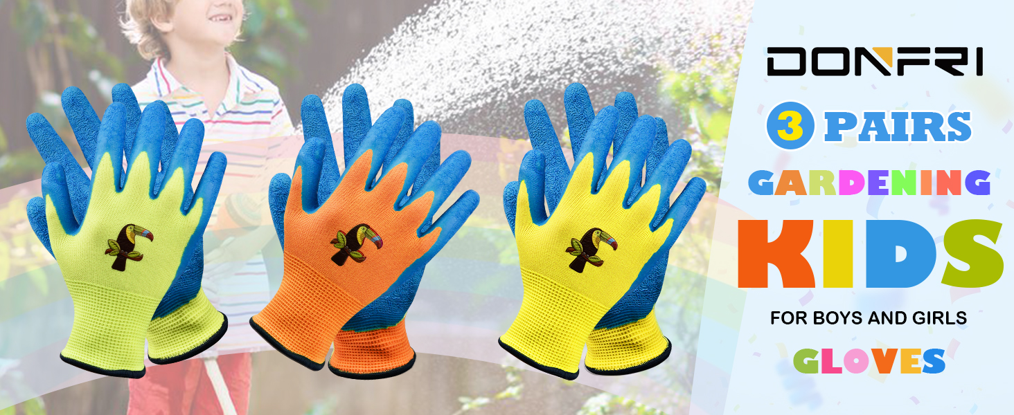 guantes jardineria niños