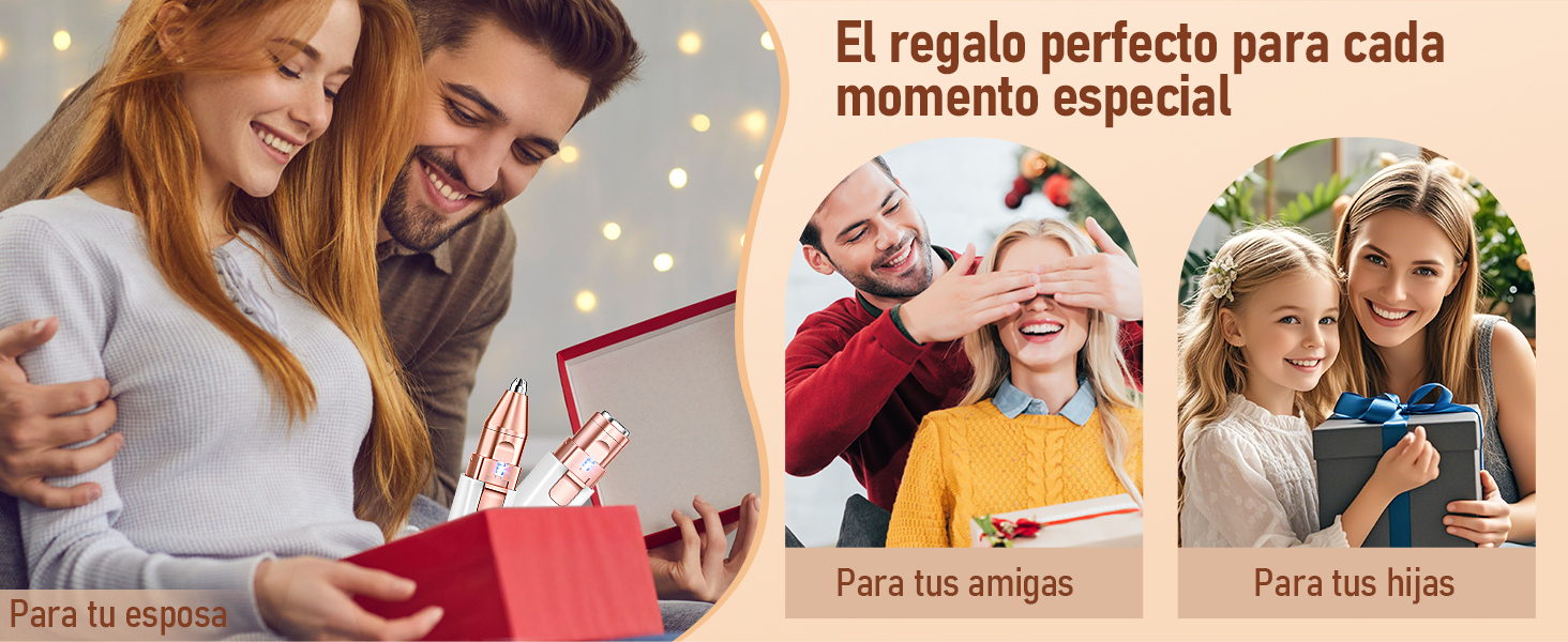 depiladora facial mujer bigotes y cejas El regalo perfecto para cada momento especial