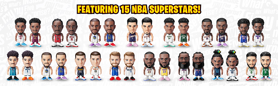 NBA, Lebron James, coleccionables, deportes, baloncesto, ballers, curry, aro, 5 sorpresas