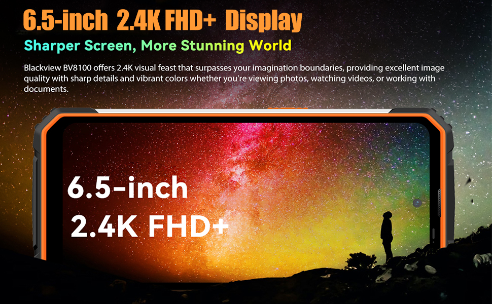 6.5 inch display