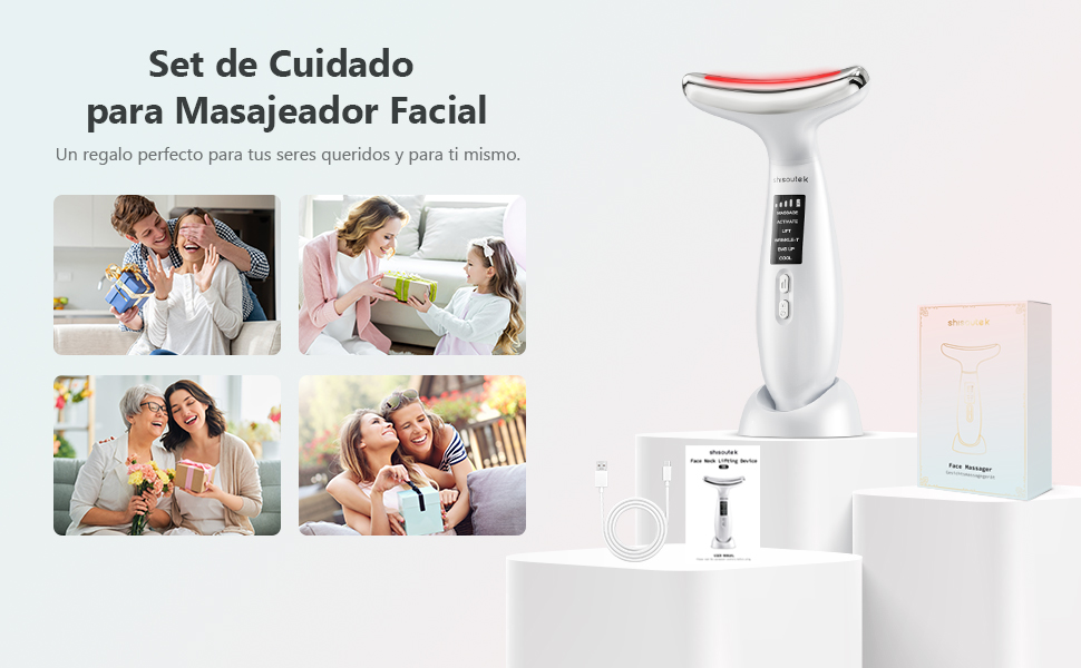 Masajeador facial para mujeres y hombres regalo de Navidad