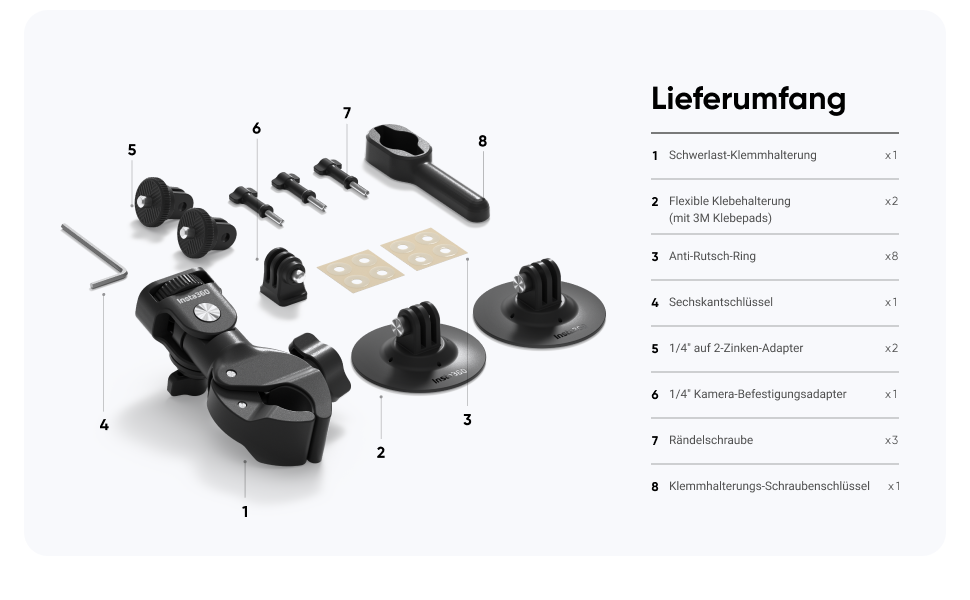 Insta360 - Paquete de moto