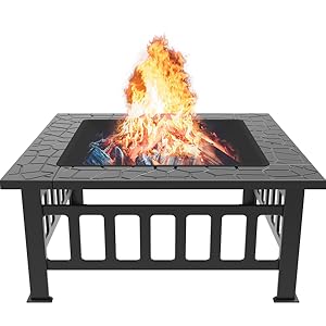 3 en 1 Metal Fire Pit