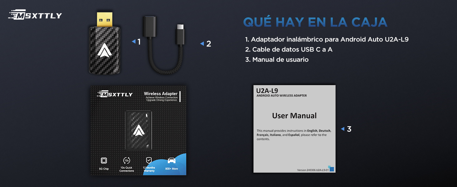 Adaptador Inalámbrico Android Auto