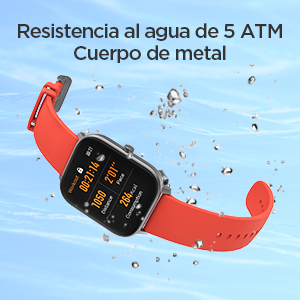 Resistencia al agua de 5 ATM