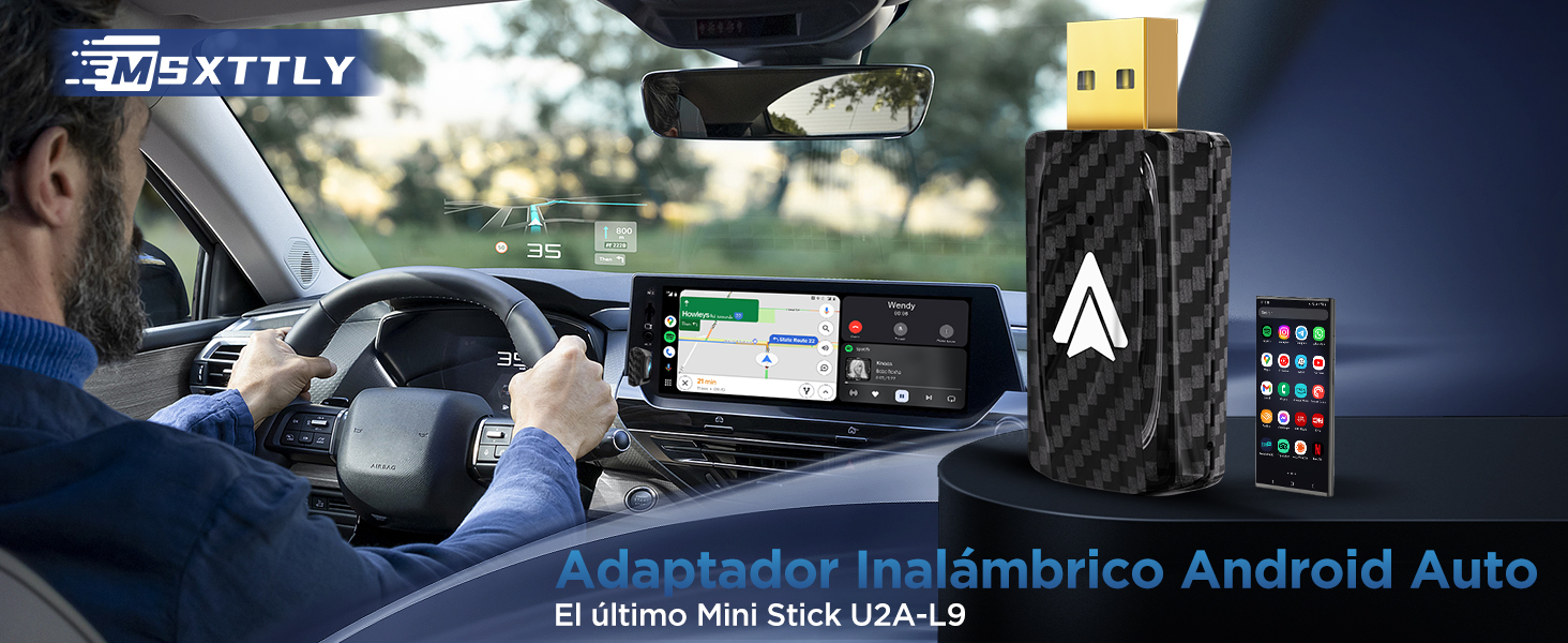 Adaptador Inalámbrico Android Auto