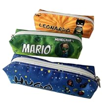 estuches personalizados, estuches infantiles, estuche escolar, niños, niñas, unisex