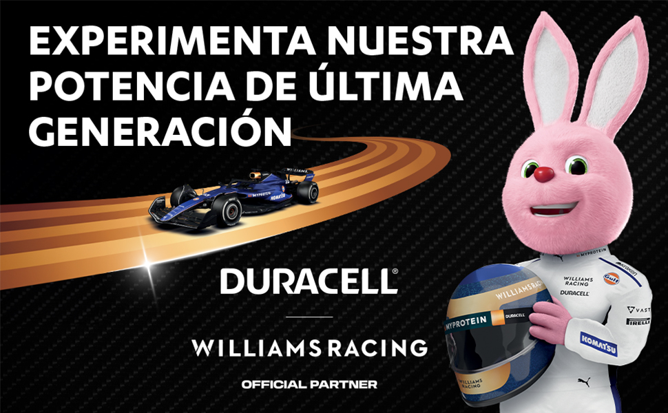 ES Alkaline Williams Racing Win Bunny A+ banner