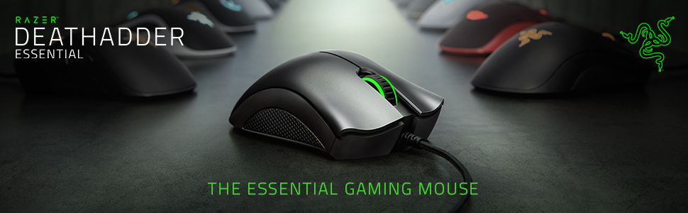 Razer DeathAdder Essential, gaming, esports, Sensor óptico, Ratón, Formato ergonómico