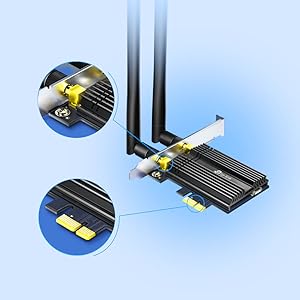 adaptador wifi 6 inalámbrico pcie bluetooth