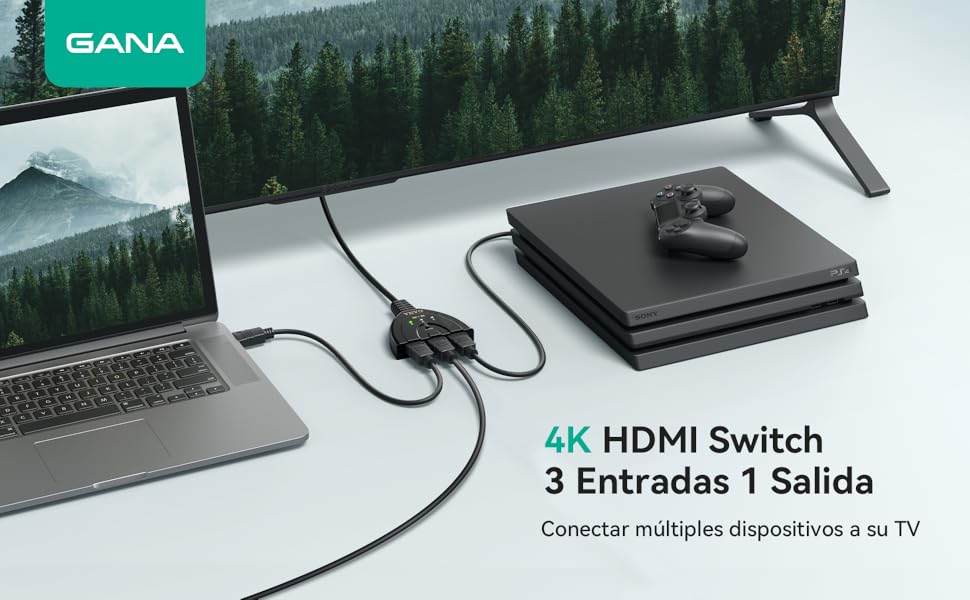 HDMI Switch 3 in 1 out