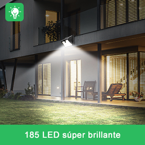 luces solares led exterior jardin