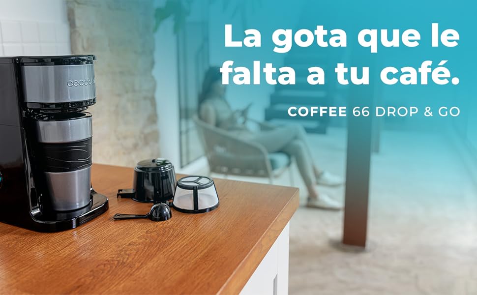 Cafetera de goteo; Cafetera de goteo Coffee 66 Drop&Go